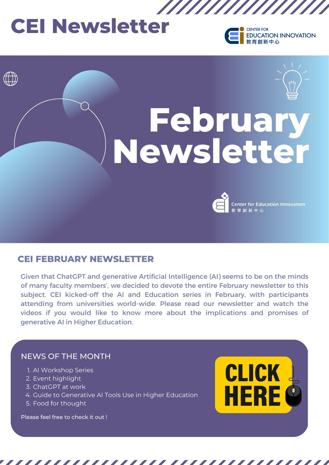CEI Newsletter | 2023-FEB